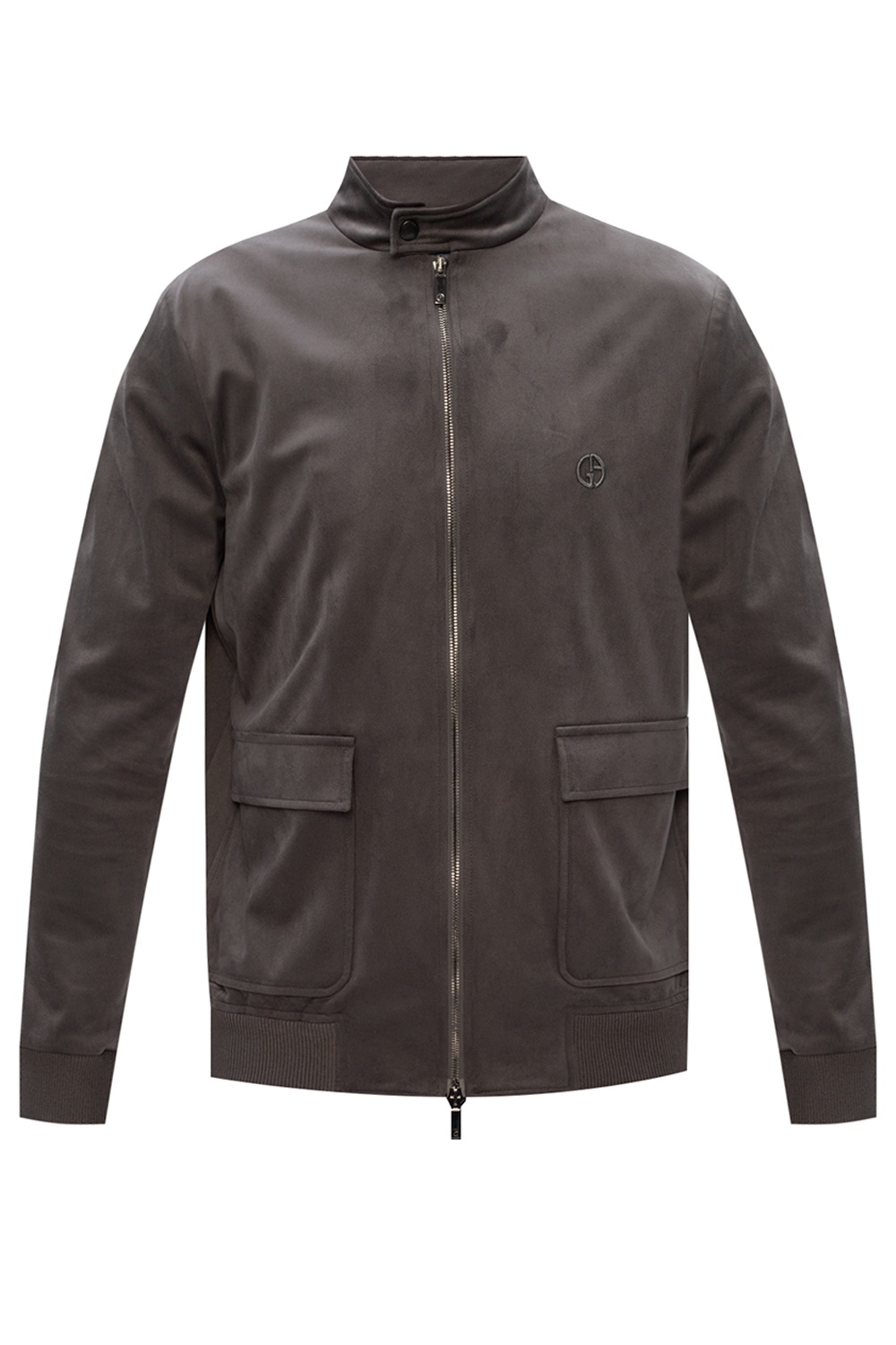 patched jacket Giorgio Sunglasses armani - Grey Logo